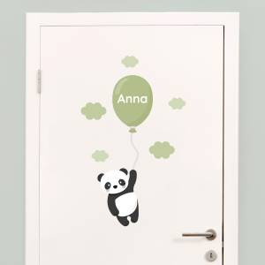 Dørdekor med panda