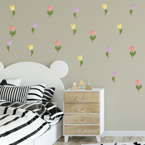 tulipaner wallstickers