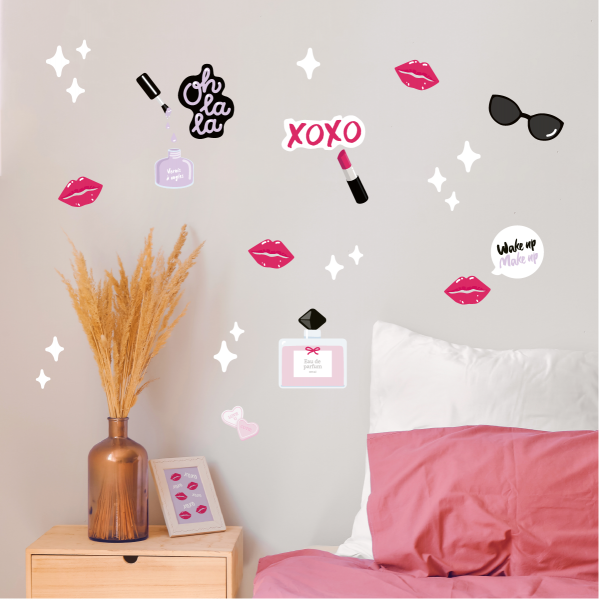 Wallstickers og veggdekor med Make-Up