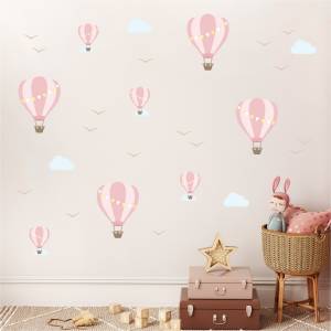 Veggdekor og wallstickers med luftballonger