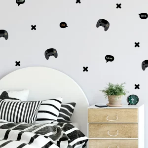 veggdekor gaming kontroller - wallstickers