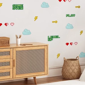 veggdekor gaming retro
