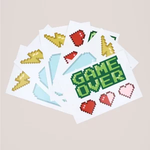 veggdekor gaming retro