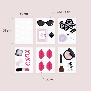 veggdekor make up - wallstickers