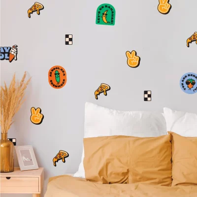 veggdekor stay cool - retro wallstickers for ungdom