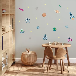 veggdekor universet - wallstickers