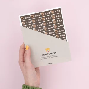 strykelapper i emballasje